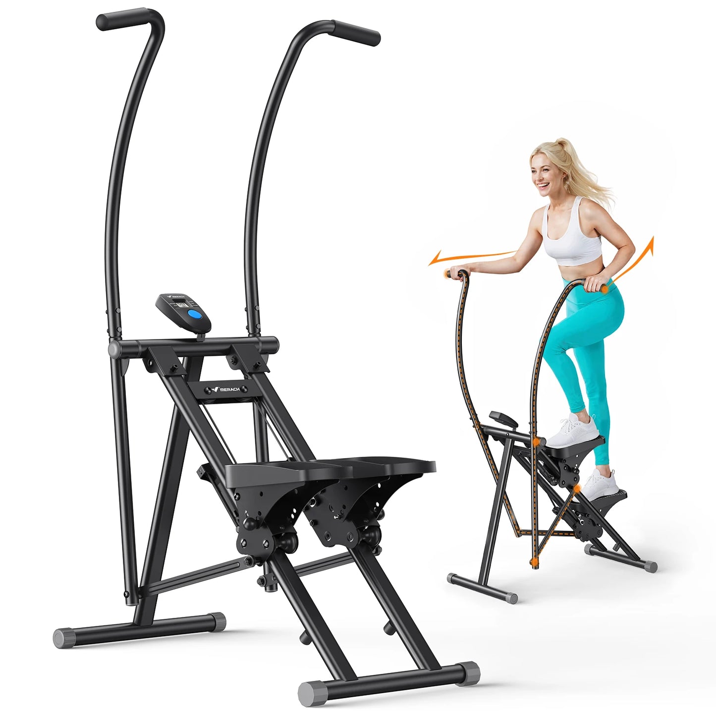 MERACH Stair Stepper Home Gym Cardio Climber For FullBody Workout