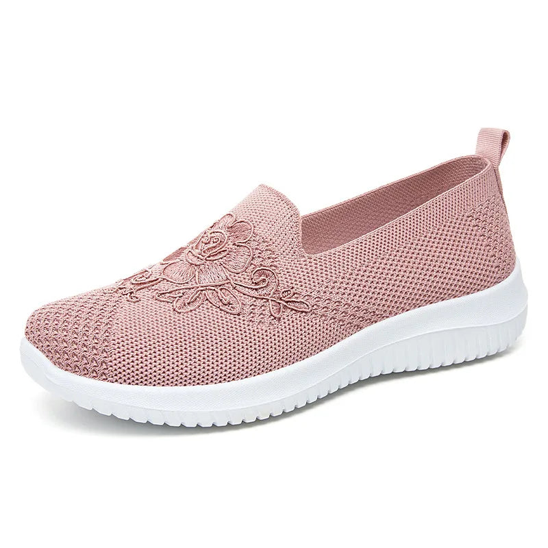 Women Breathable Mesh Loafers Slip On Casual Flats For Everyday