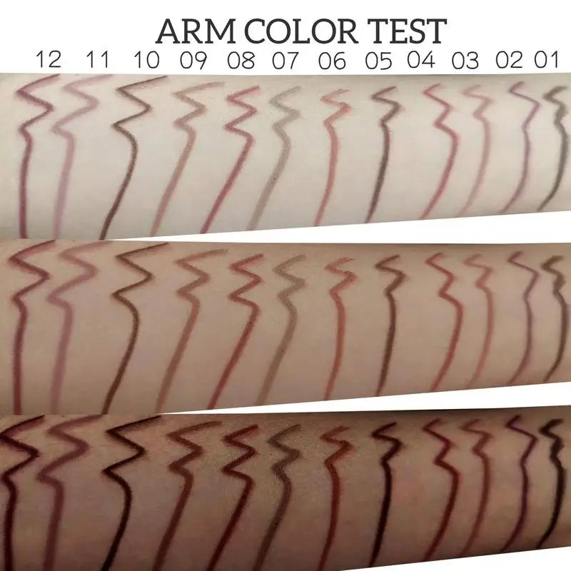 Lip Liner Pencil Set 12 Piece Professional Matte Long Lasting