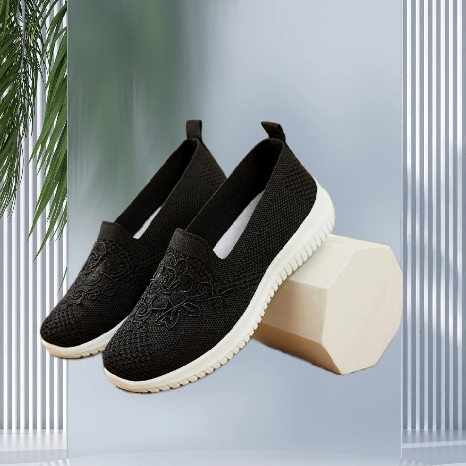 Women Breathable Mesh Loafers Slip On Casual Flats For Everyday