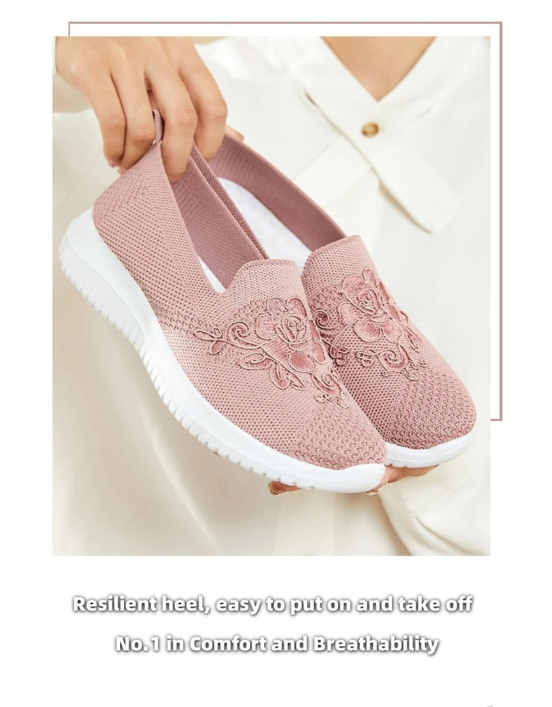 Women Breathable Mesh Loafers Slip On Casual Flats For Everyday