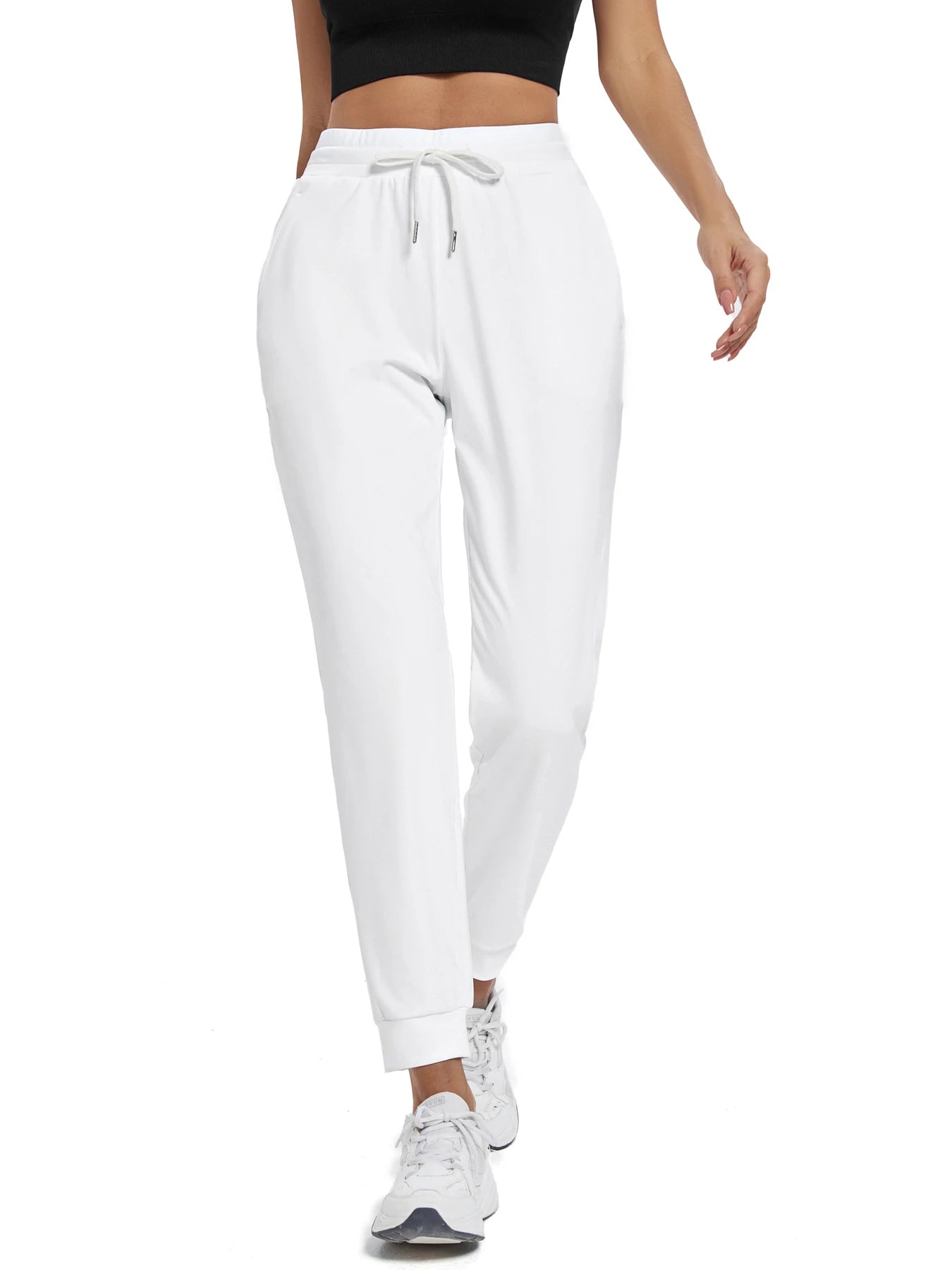 Women High Waisted Joggers With Pockets For Yoga And Workout And Comfortable Lounge Pants