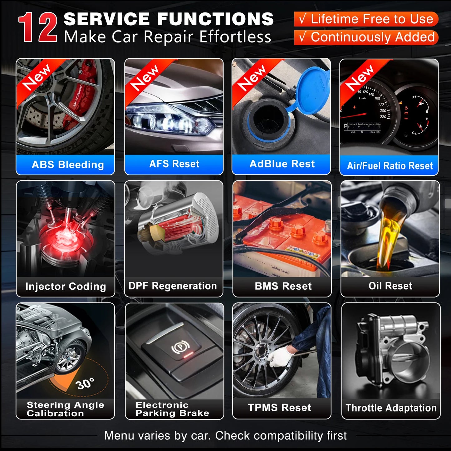 LAUNCH X431 CRP129E OBD2 Diagnostic Scanner Free Update