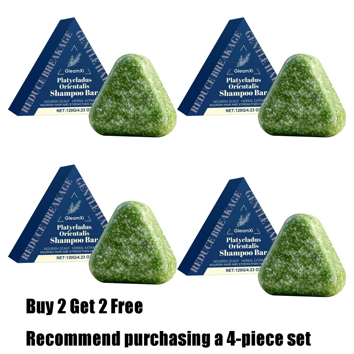 Platycladus Orientalis Hair Shampoo Bar Nourishing Cleanse And Frizz Control