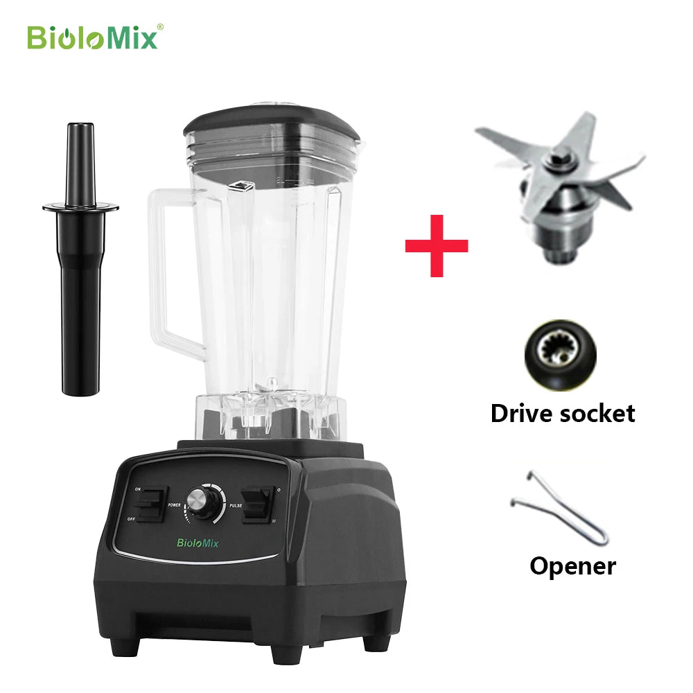 Biolomix 3HP 2200W Heavy Duty Blender Mixer Juicer Commercial Grade