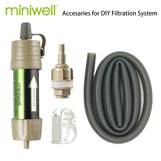 Miniwell L630 Water Filter Straw for Camping and Survival