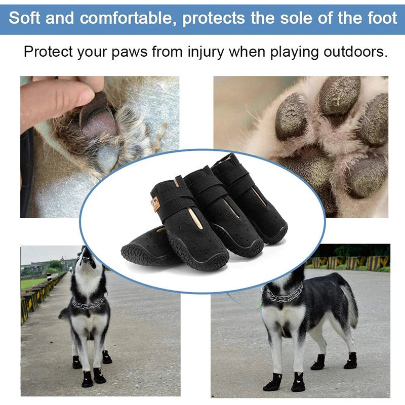 Benepaw Non Slip Dog Shoes Indoor Outdoor Waterproof Breathable Boots