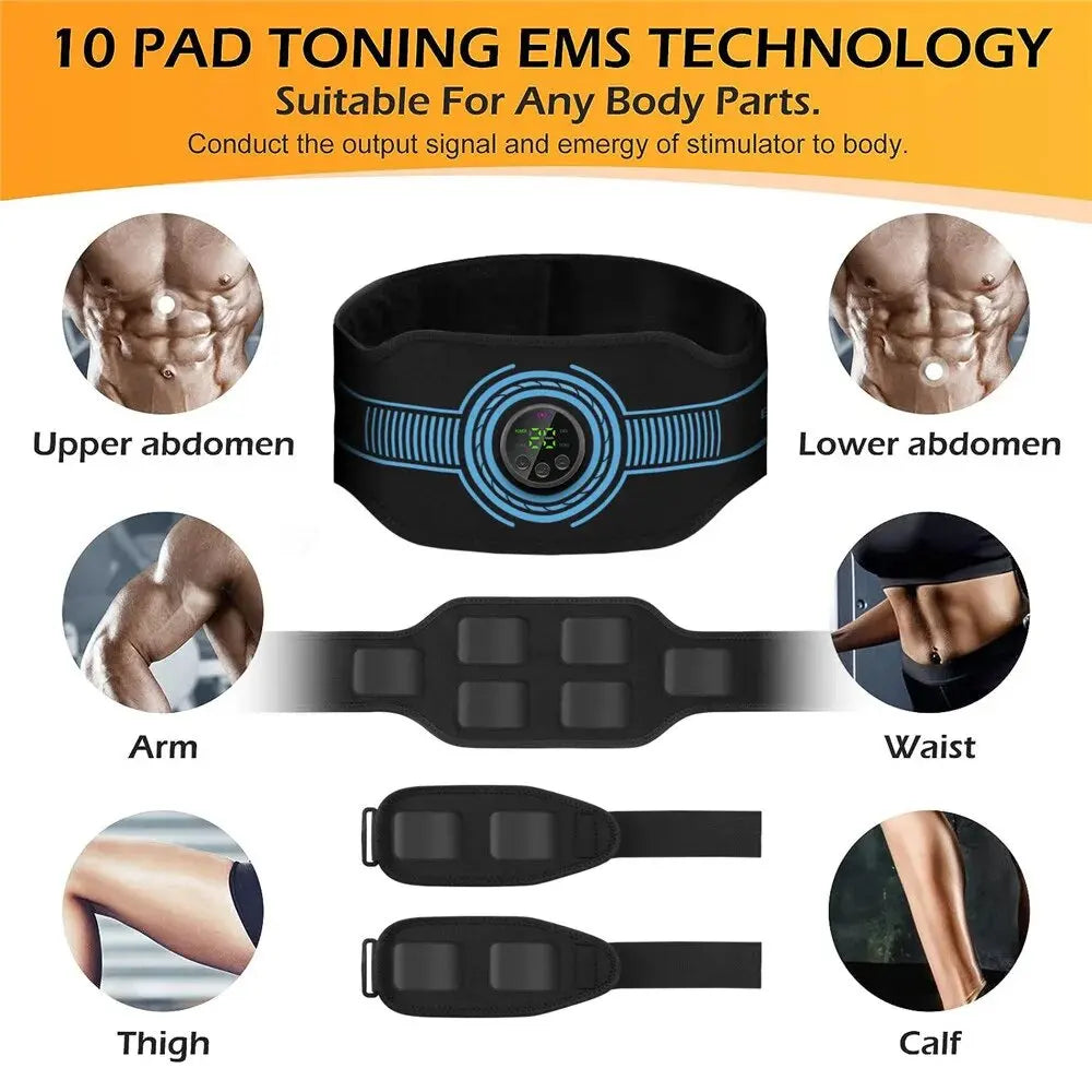 Brangdy EMS Muscle Toner Belt Abdominal Shaping Waist