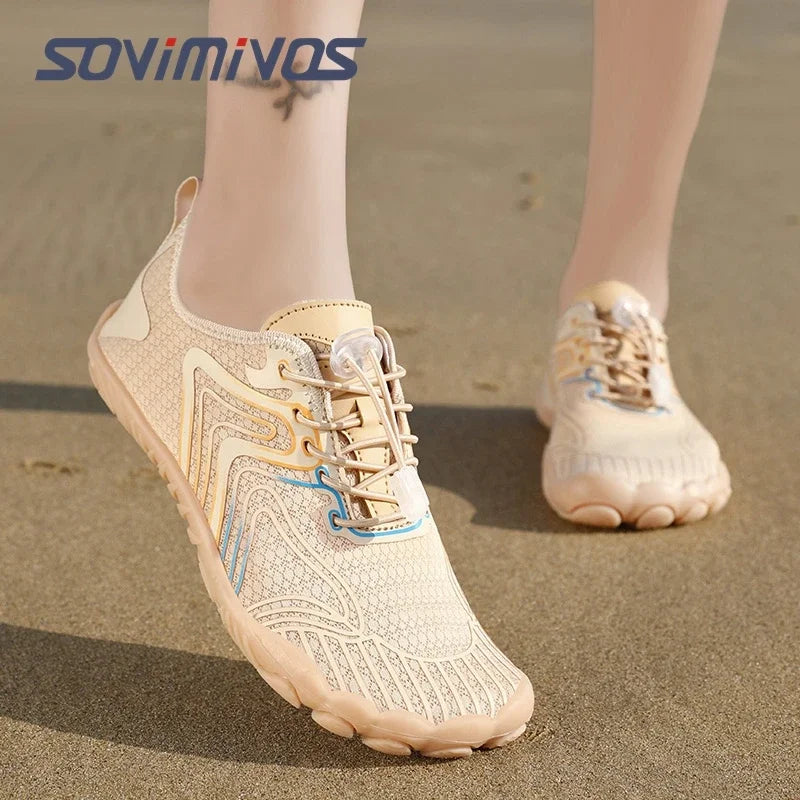 SOVIMIVOS Barefoot Trail Shoes Men Women Hiking Water Shoes