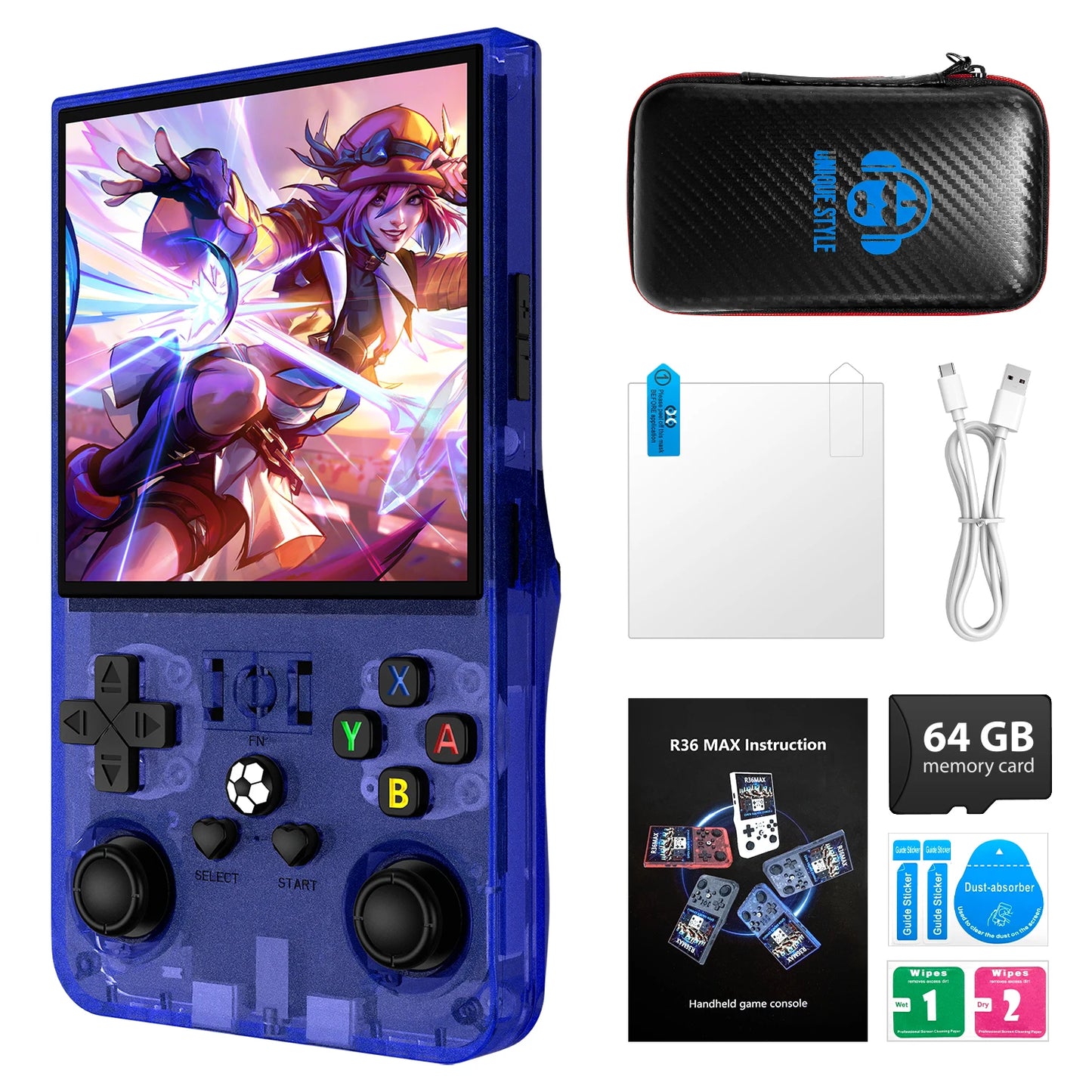 AISLP R36MAX Handheld Game Console RK3326 Retro Portable