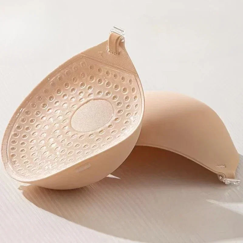 Invisible Strapless Silicone Nipple Tape Bra Reusable Push Up Adhesive