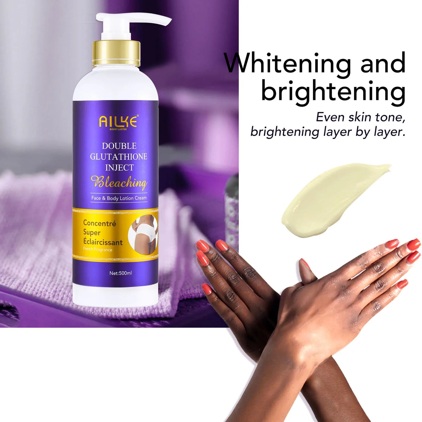 AILKE Glutathione Vitamin C Skin Care Brightening Even Tone