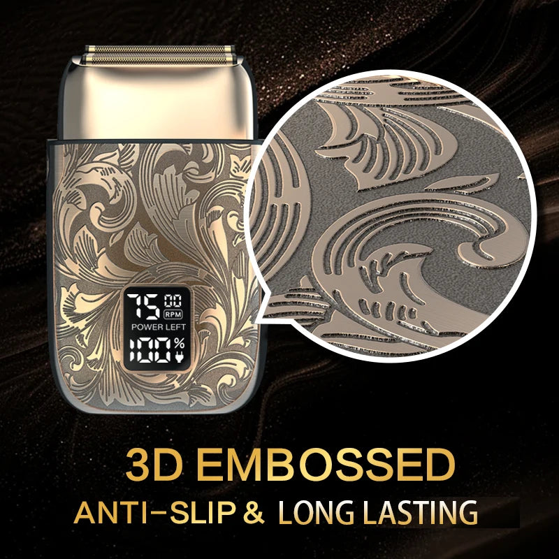 Electric Foil Shaver For Men With LCD Display 3 Speeds