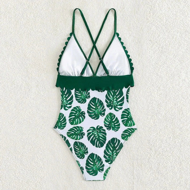 Tropical Family Matching Swimwear Set For Mom Dad Kids Romper
