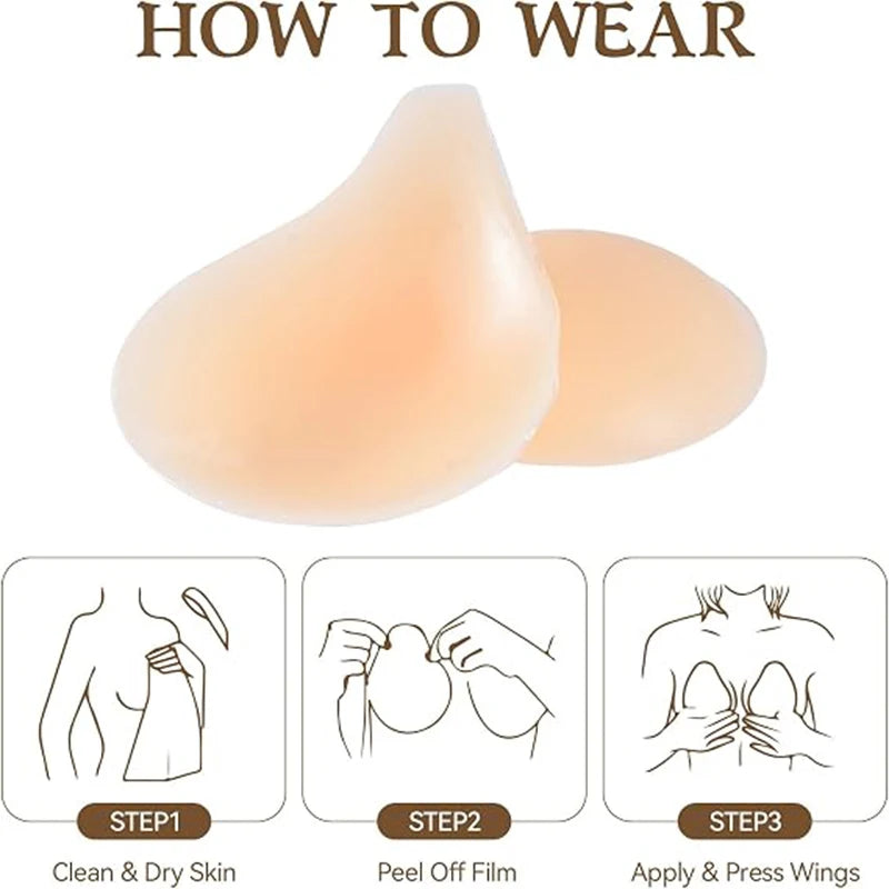 Silicone Self Adhesive Strapless Bra For Women Lift