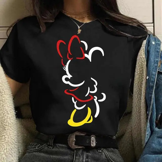 Disney Minnie Mouse Unisex Cotton Family Matching T Shirt