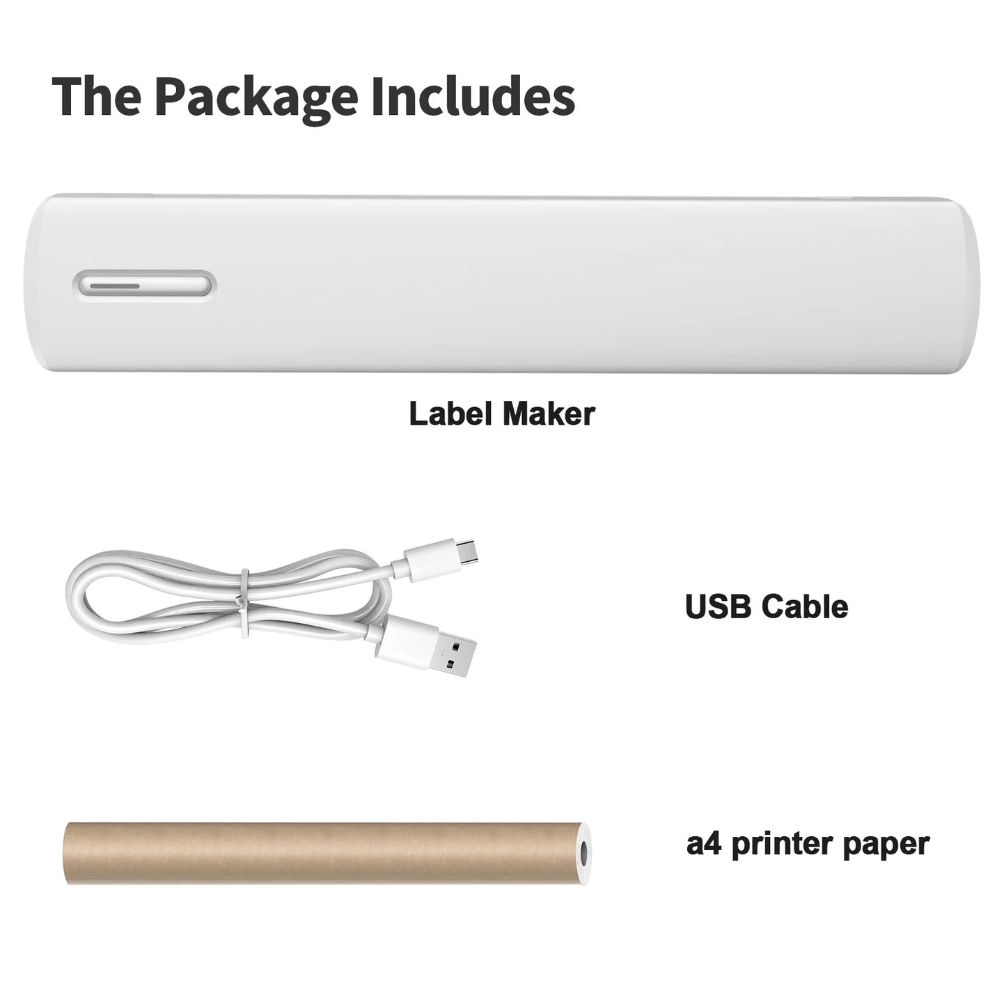 Portable Wireless Inkless Thermal Printer 300DPI Android