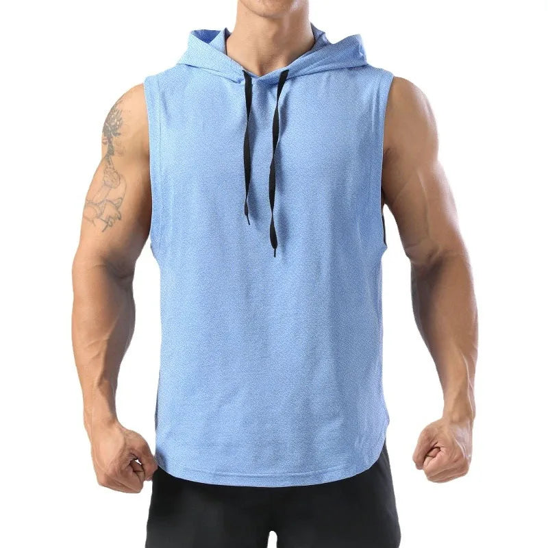 Men Quick Dry Tank Top Sleeveless Gym Vest