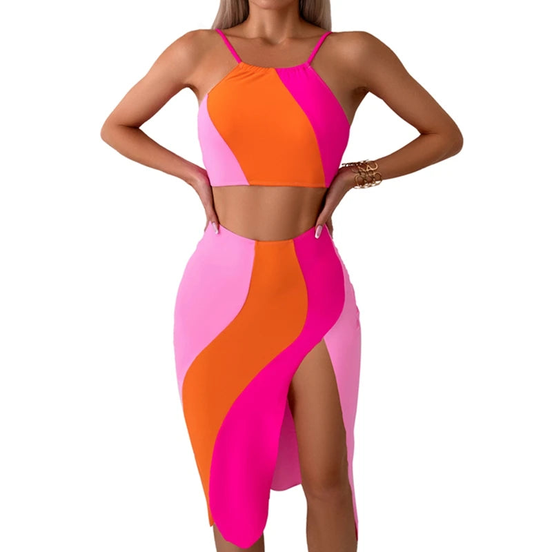 Cathery Mother And Daughter Matching Swimwear Set For Family Beach