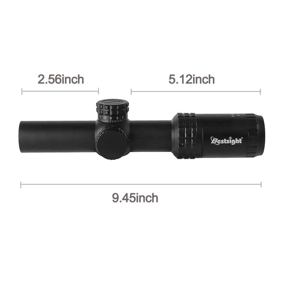 Bestsight 1-5X24 Tactical Optical Scope With Illuminated Reticle