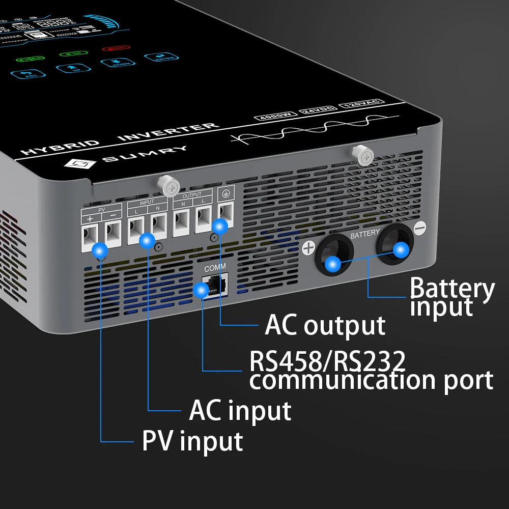 Sumry 4KW Hybrid Solar Inverter MPPT Charger Pure Sine Wave