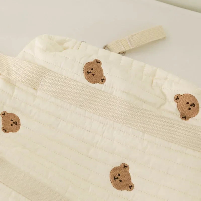 SMHXIANGQIANJIN Baby Diaper Bag Cute Bear Nappy Organizer