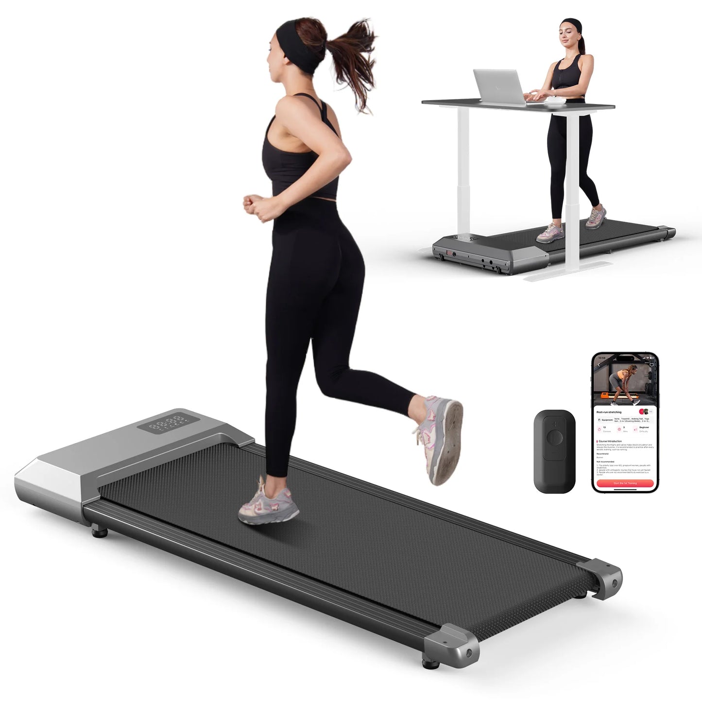 NONE 2.5 HP Home Treadmill For Walking And Running Fitness