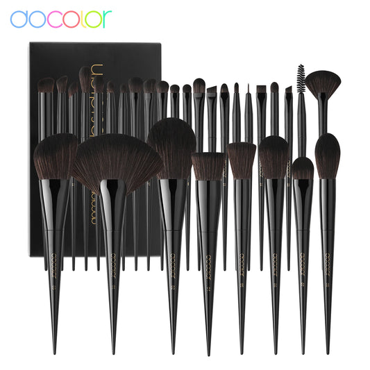 Docolor Professional Makeup Brush Set For Face And Eyes