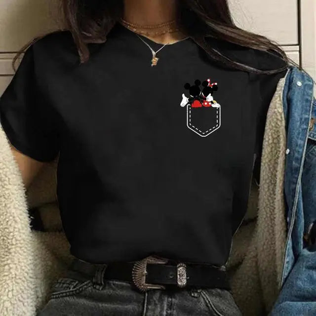 Disney Minnie Mouse Unisex Cotton Family Matching T Shirt