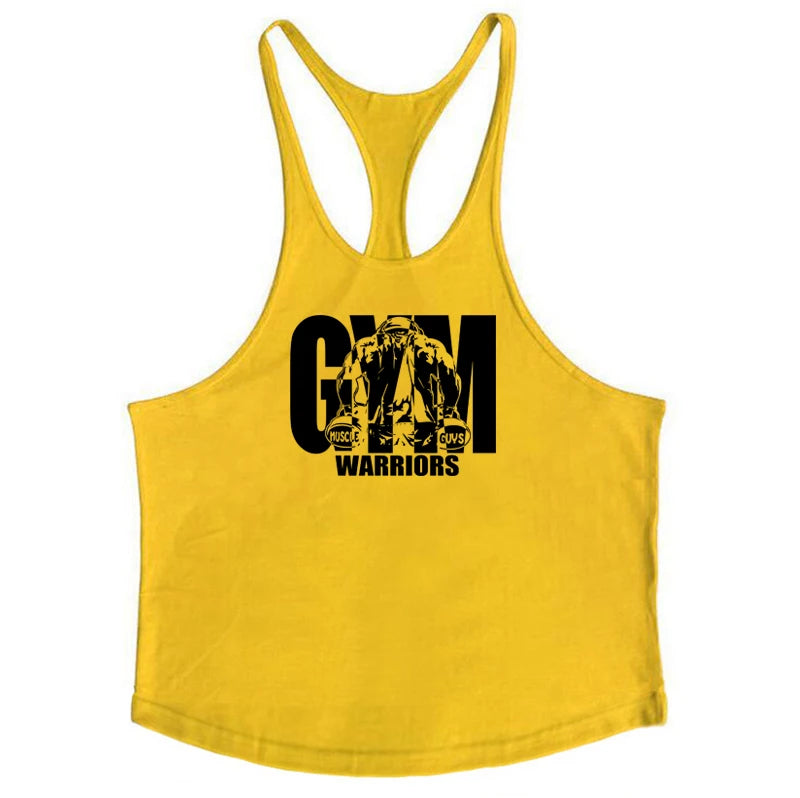 Cotton Breathable Sleeveless Gym Tank Top For Men YBack Vest