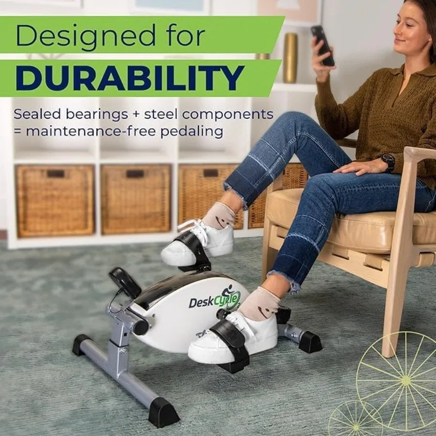 XMSJ Under Desk Bike Pedal Exerciser for Home and Office