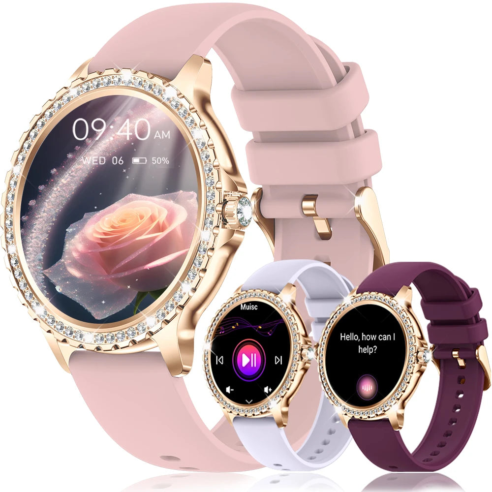 INNOFOVO Women's Smart Watch Fitness Tracker With Wireless Calls
