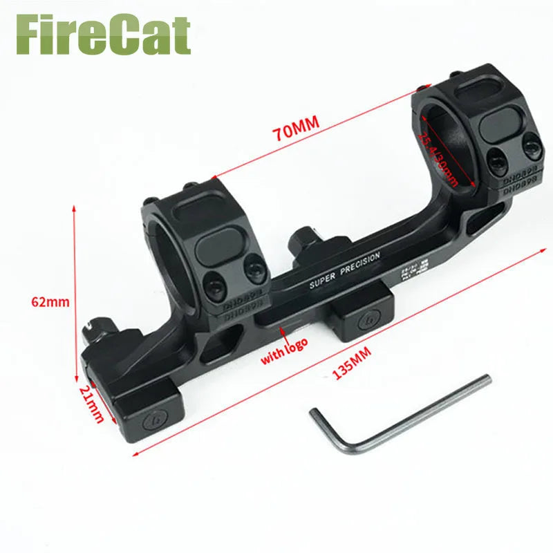 Rifle Scope Cantilever Mount Rings for AR15 Picatinny Rail