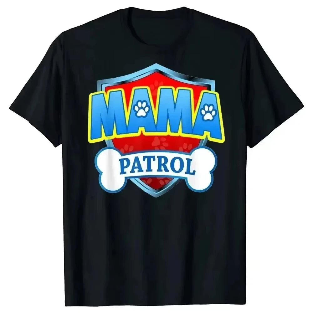 Dog Patrol Shirt Funny Gift T Shirt For Women Cotton