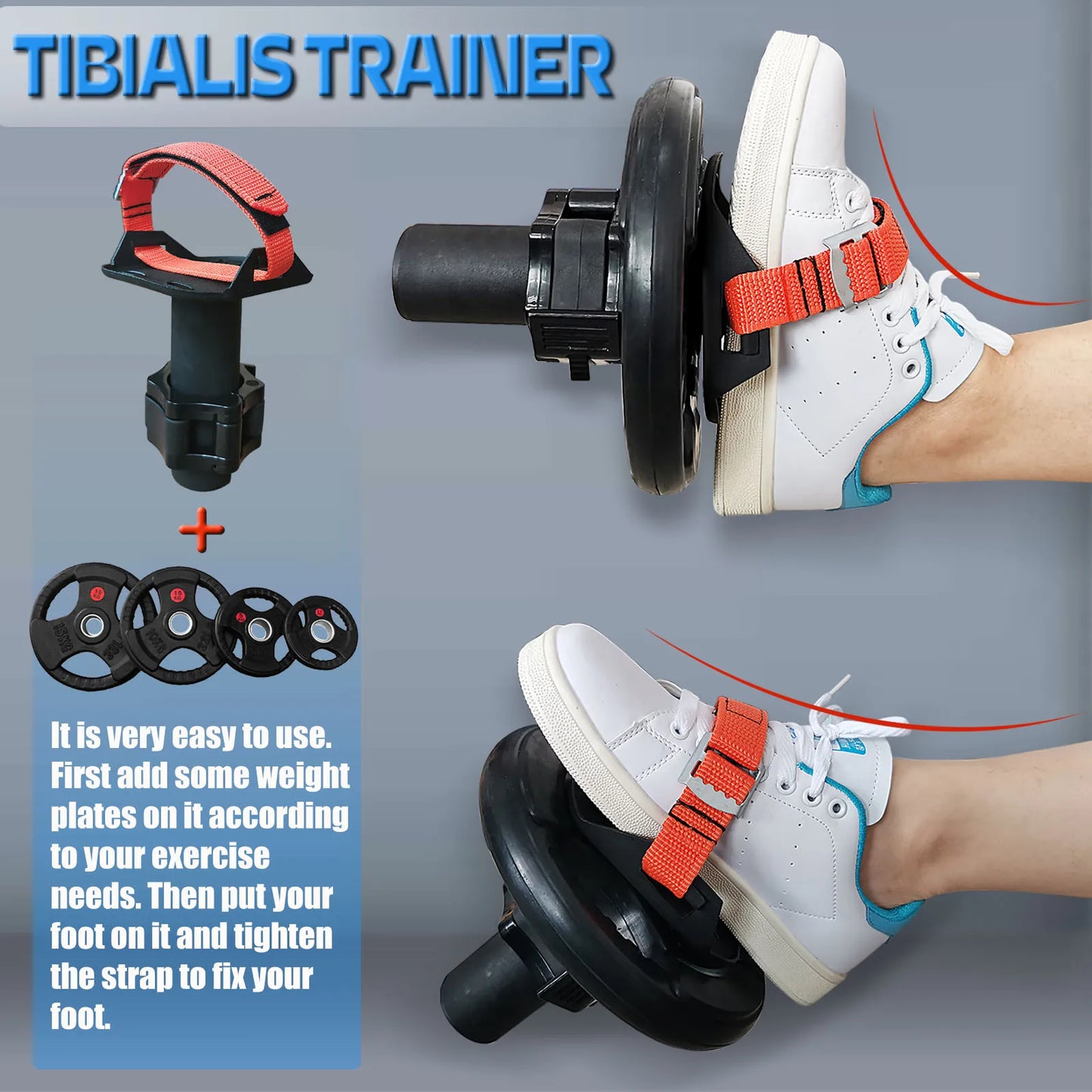 MARSAFIT Tib Bar For Leg Strength Training Tibialis Bar Machine