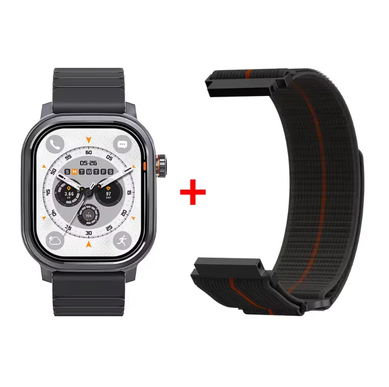 Original KOSPET PULSE Smart Watch Men Women 1.96" AMOLED BT Call IP68 Waterproof 180 Freestyle Training Modes Fitness Monitoring