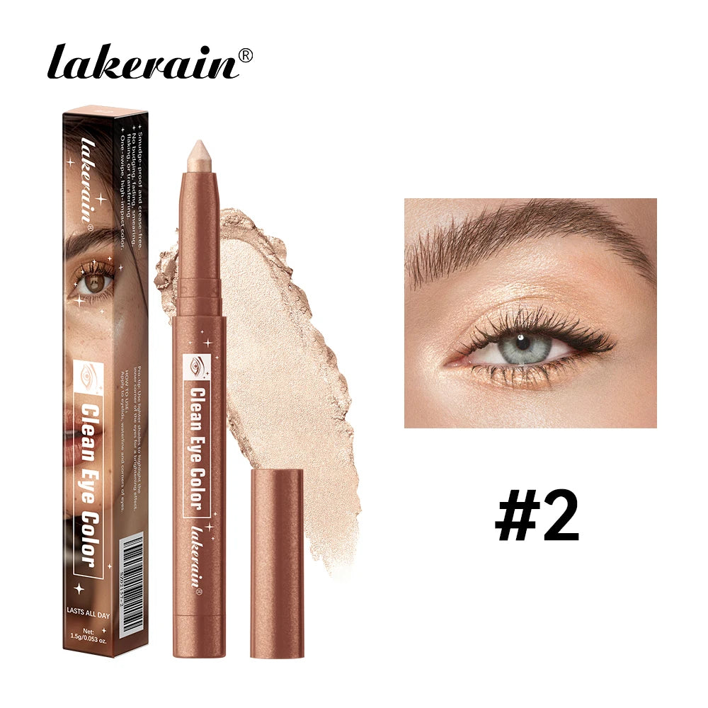 Lakerain Eyeshadow Pencil Long Lasting Smudge Resistant Liner