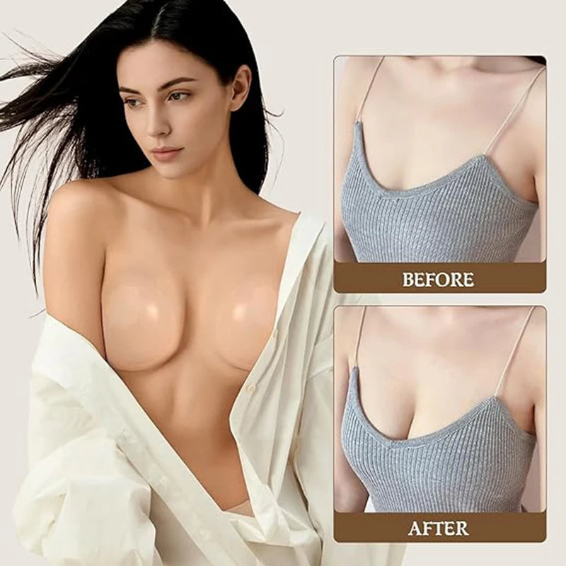 Silicone Self Adhesive Strapless Bra For Women Lift