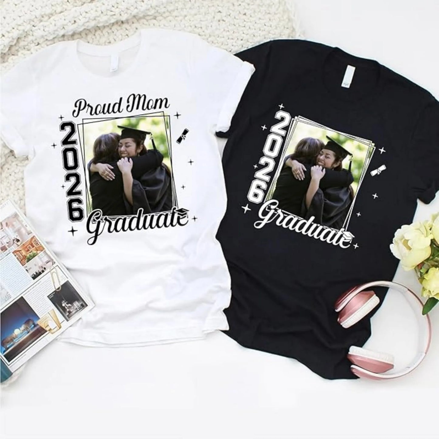 Proud Family Graduate Shirt Custom Photo For Student