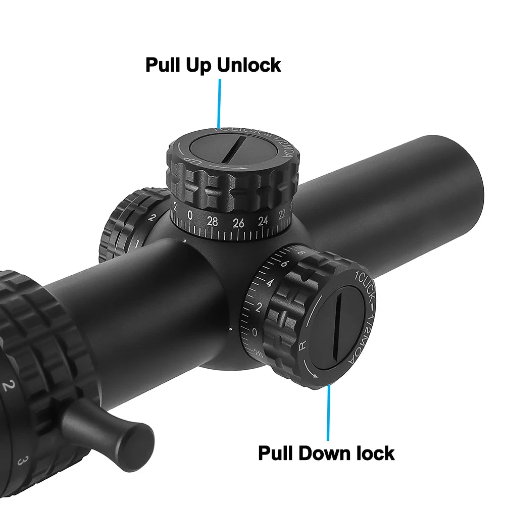 Bestsight 1-5X24 Tactical Optical Scope With Illuminated Reticle