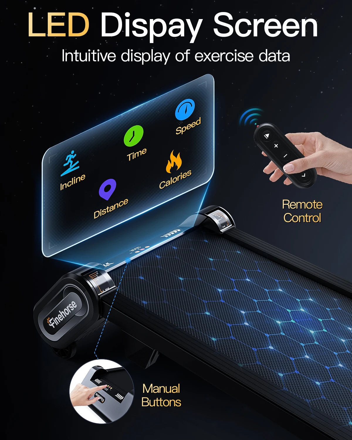 AKLUER Under Desk Treadmill With Auto Incline 2.5HP For Home Office