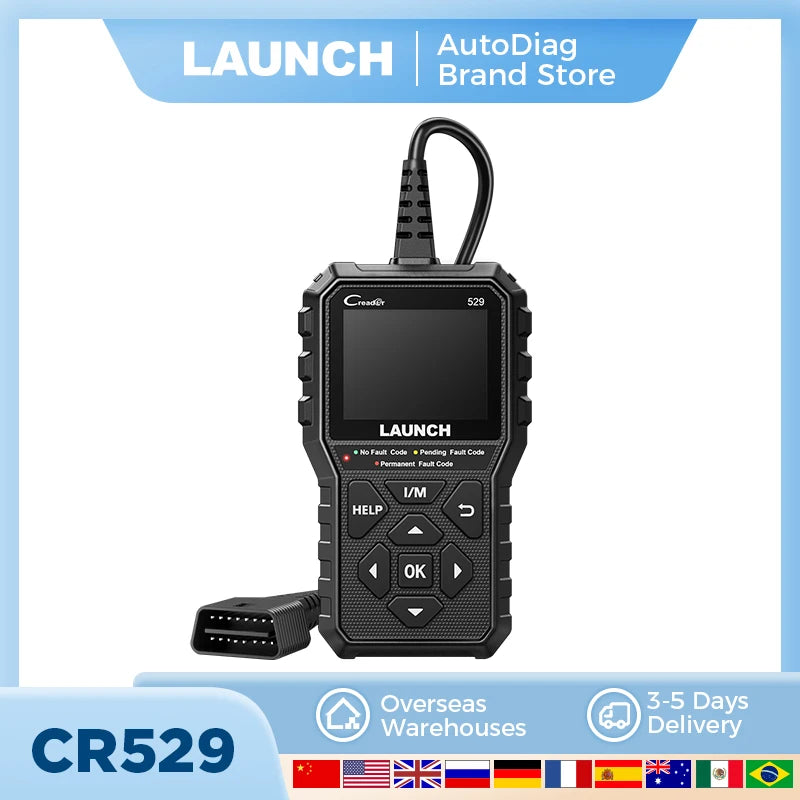 LAUNCH Creader 529 OBD2 Scanner Diagnostic Tool For Cars