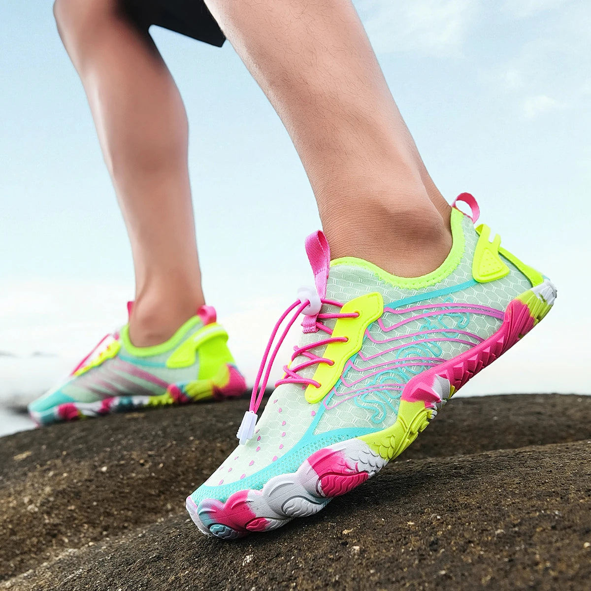 Quick Dry Barefoot Water Shoes for Beach Swimming and Hiking