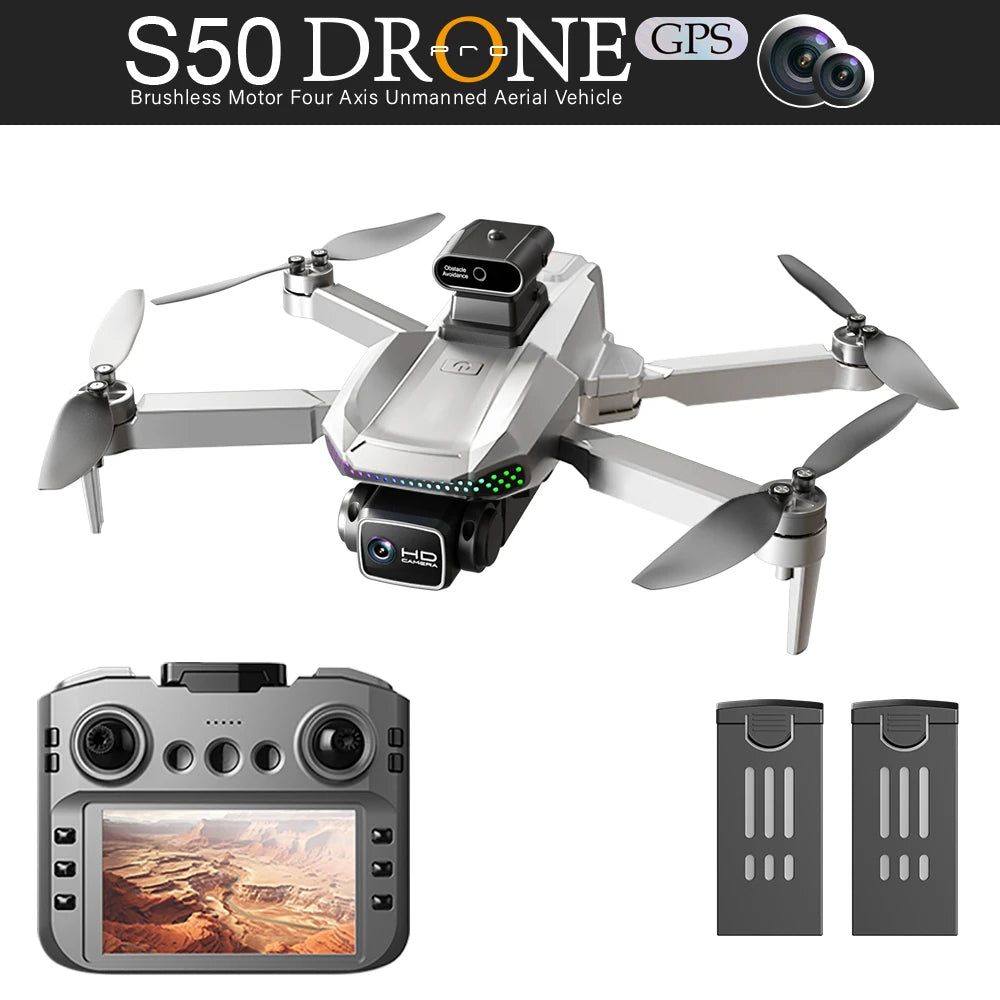EY S50 Pro GPS QuadcopterPro Real-Time High-Definition Camera Obstacle-Avoidance