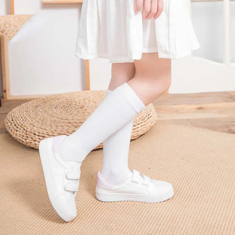 Knee High Unisex Kids Socks For School Uniforms Everyday