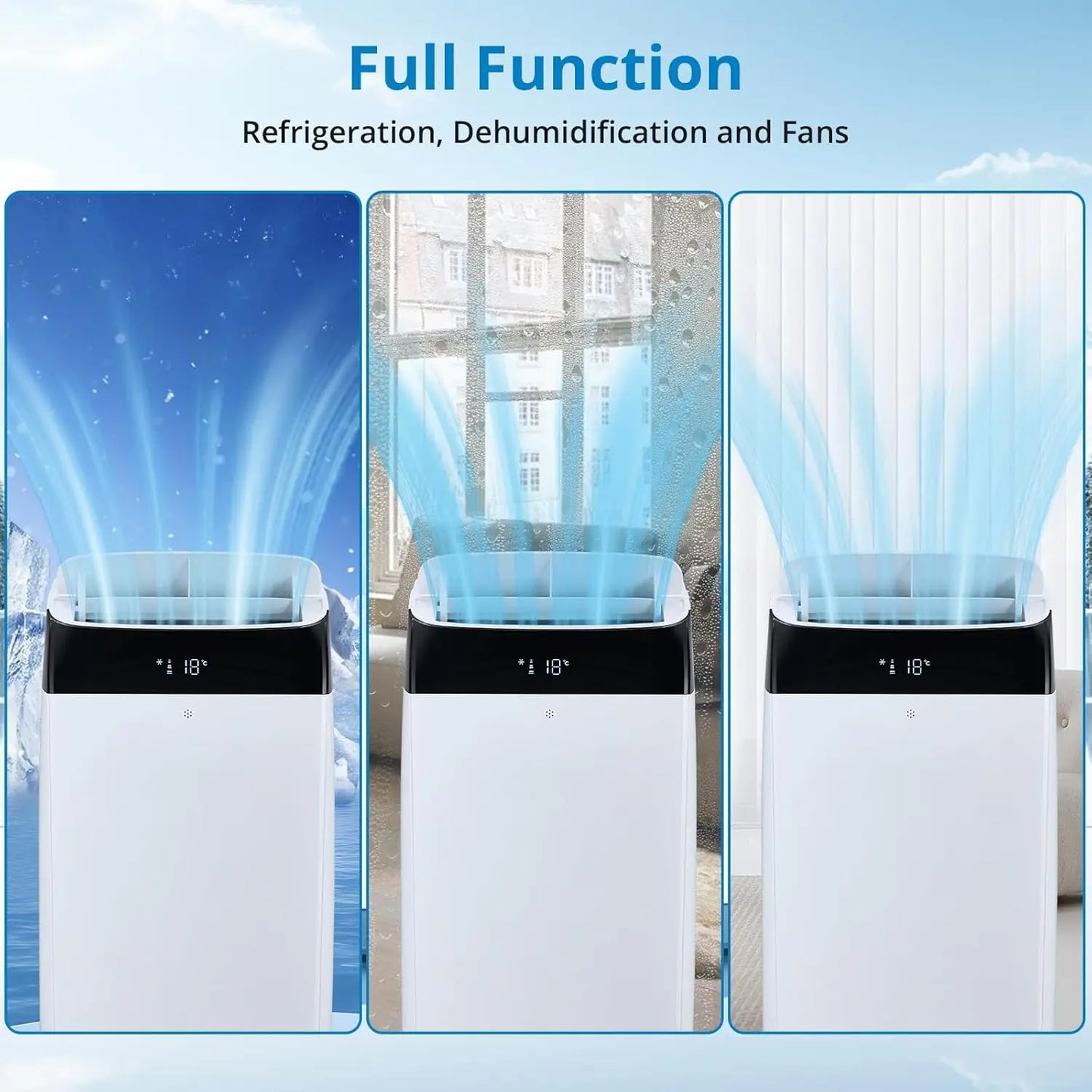 acekool 3 in 1 Portable Air Conditioner for Home Office
