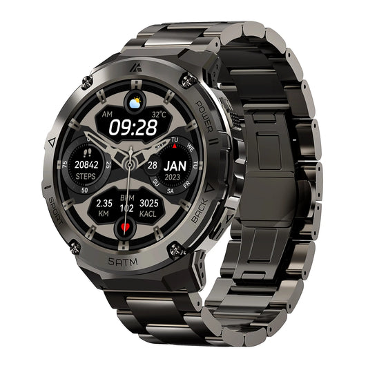 Ticwris T3E GPS Smartwatch For Men Waterproof 5ATM IP69K AMOLED With Compass Bluetooth Call