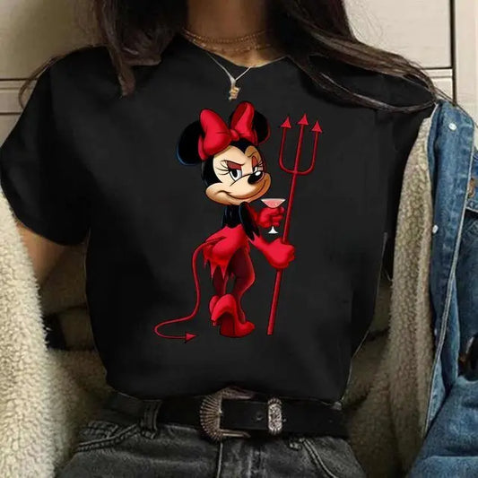 Disney Minnie Mouse Unisex Cotton Family Matching T Shirt
