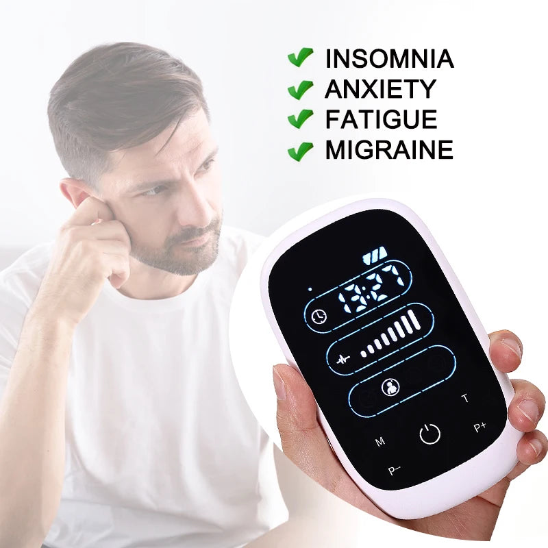 ATANG CES Insomnia Sleep Therapy Device Cranial Electrotherapy Stimulation