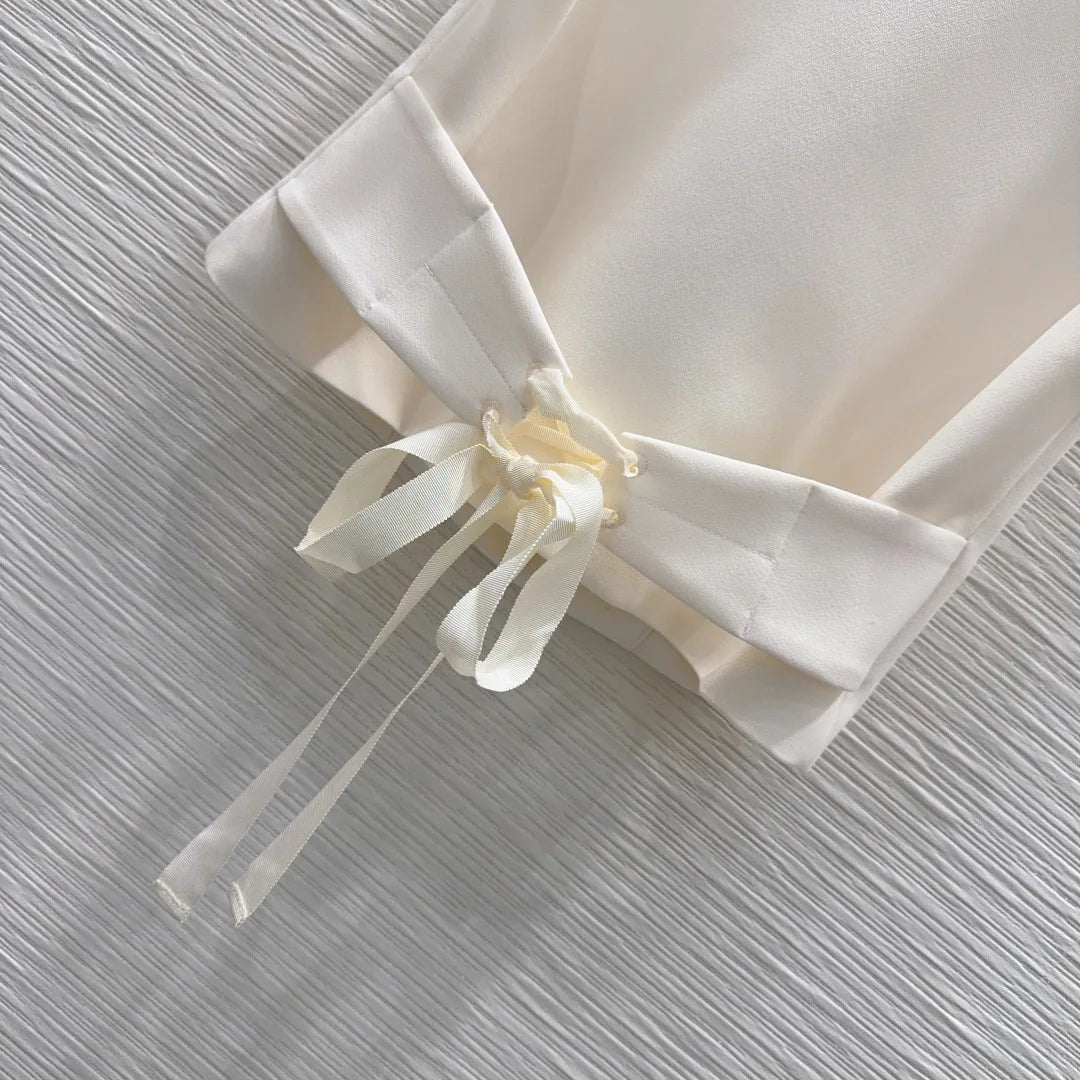 Womens Sleeveless Button Up Lapel Collar Embroidered Vest Spring Summer